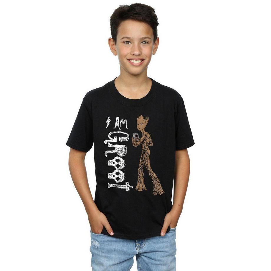 MARVEL  Avengers Infinity War I Am Teenage Groot TShirt 