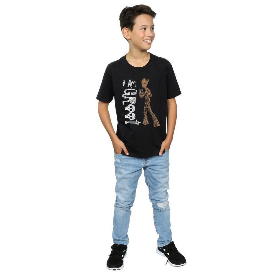 MARVEL  Avengers Infinity War I Am Teenage Groot TShirt 