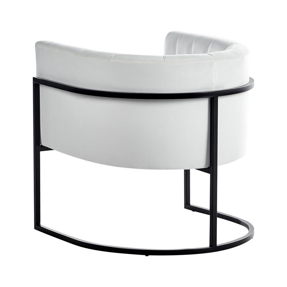 Beliani Sessel aus Samtstoff Glamourös LARVIK II  