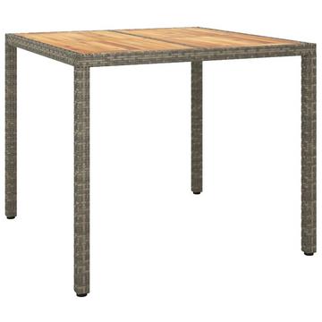 Table de jardin rotin synthétique