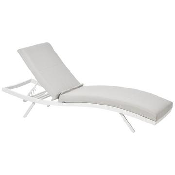 Transat avec coussin en Aluminium Moderne AMELIA