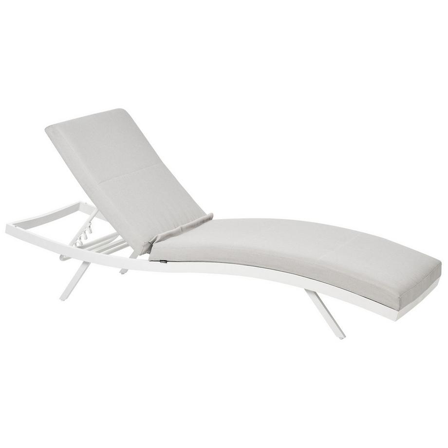 Sonnenliege mit Kissen aus Aluminium  AMELIA