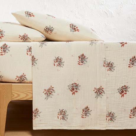 La Redoute Intérieurs Monceaux Drap Plat en Gaze de Coton  