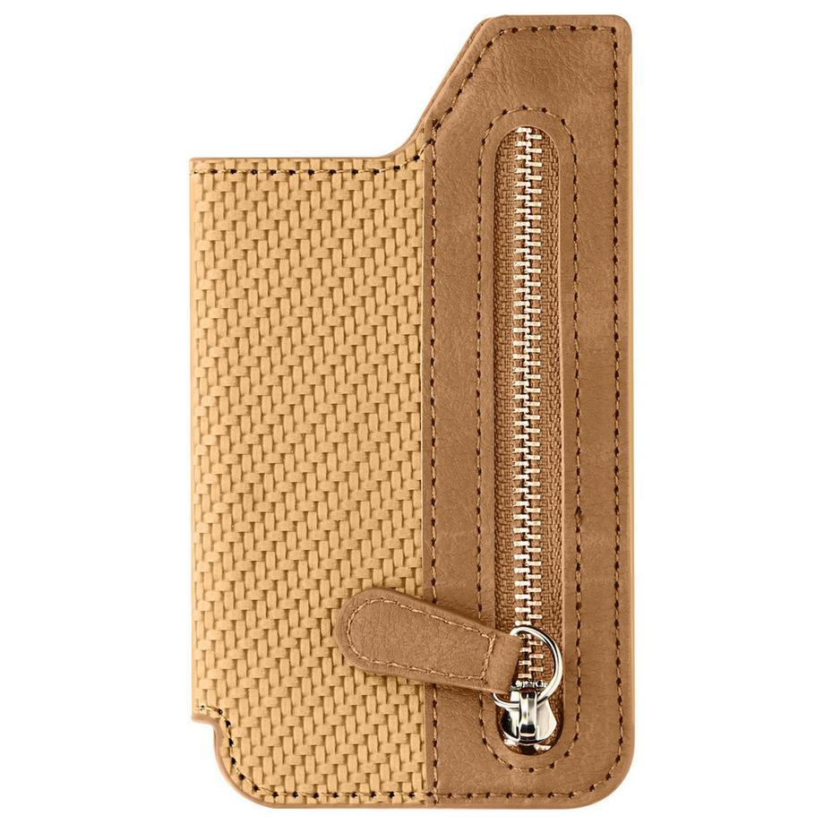 Avizar  Portefeuille Adhésif Effet Carbone Doré 