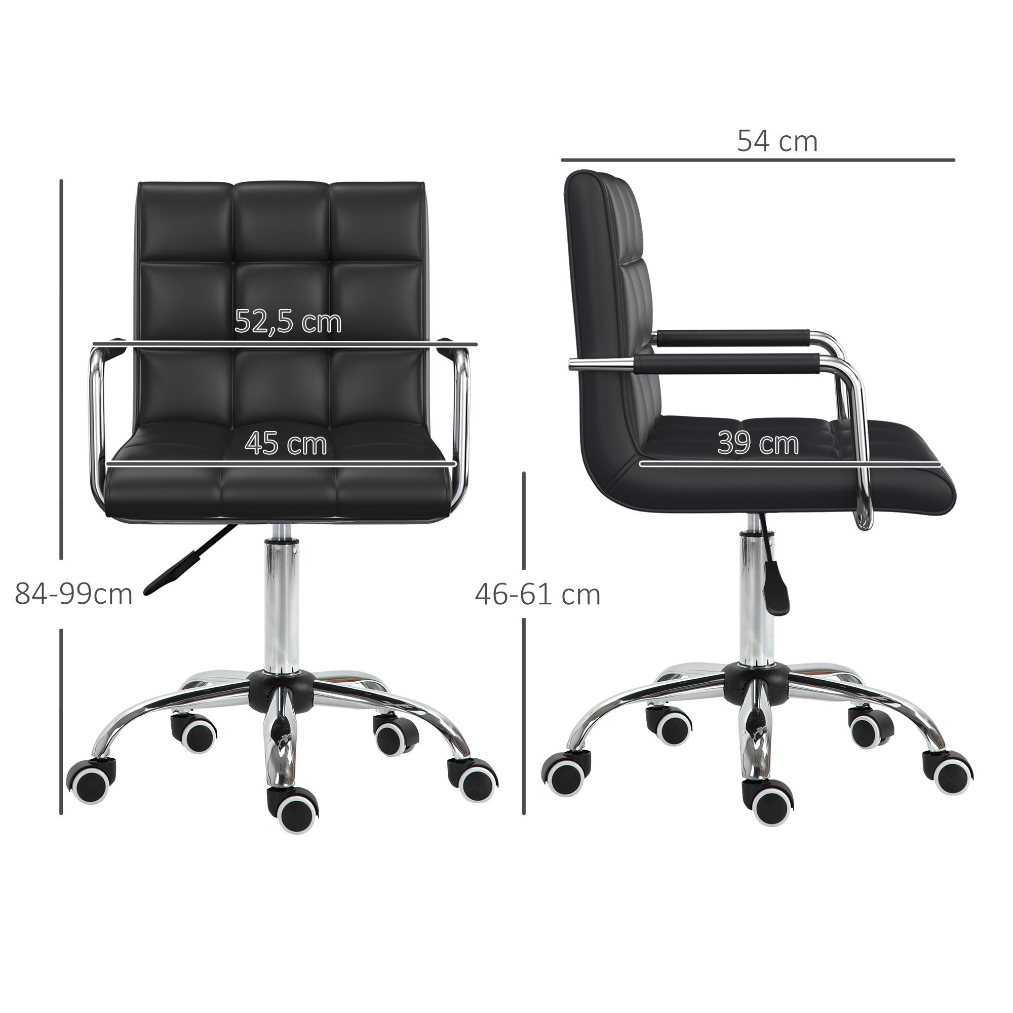 HOMCOM Chaise de bureau  