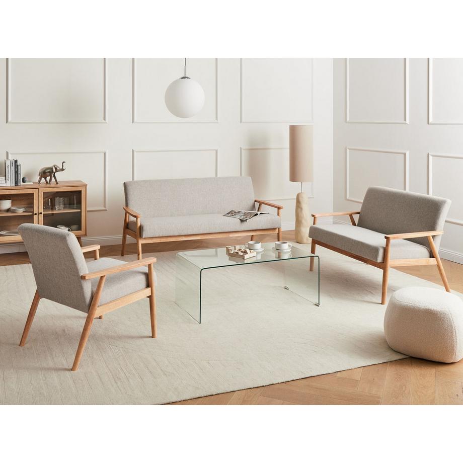 Beliani Ensemble de salon en Tissu  ESRUM  