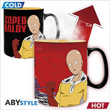 Abystyle  One Punch Man Tazza 460ml Heat Change Saitama & Garou 