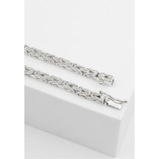 MUAU Schmuck  Bracelet chaine royale en or blanc 750, 2,9mm, 19cm 