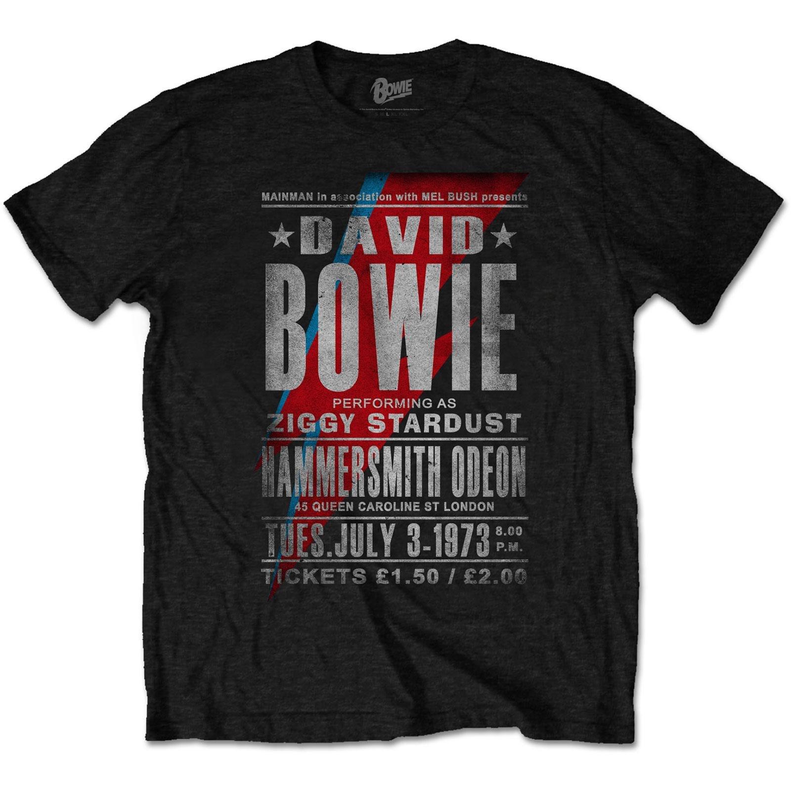 David Bowie  Tshirt HAMMERSMITH ODEON 