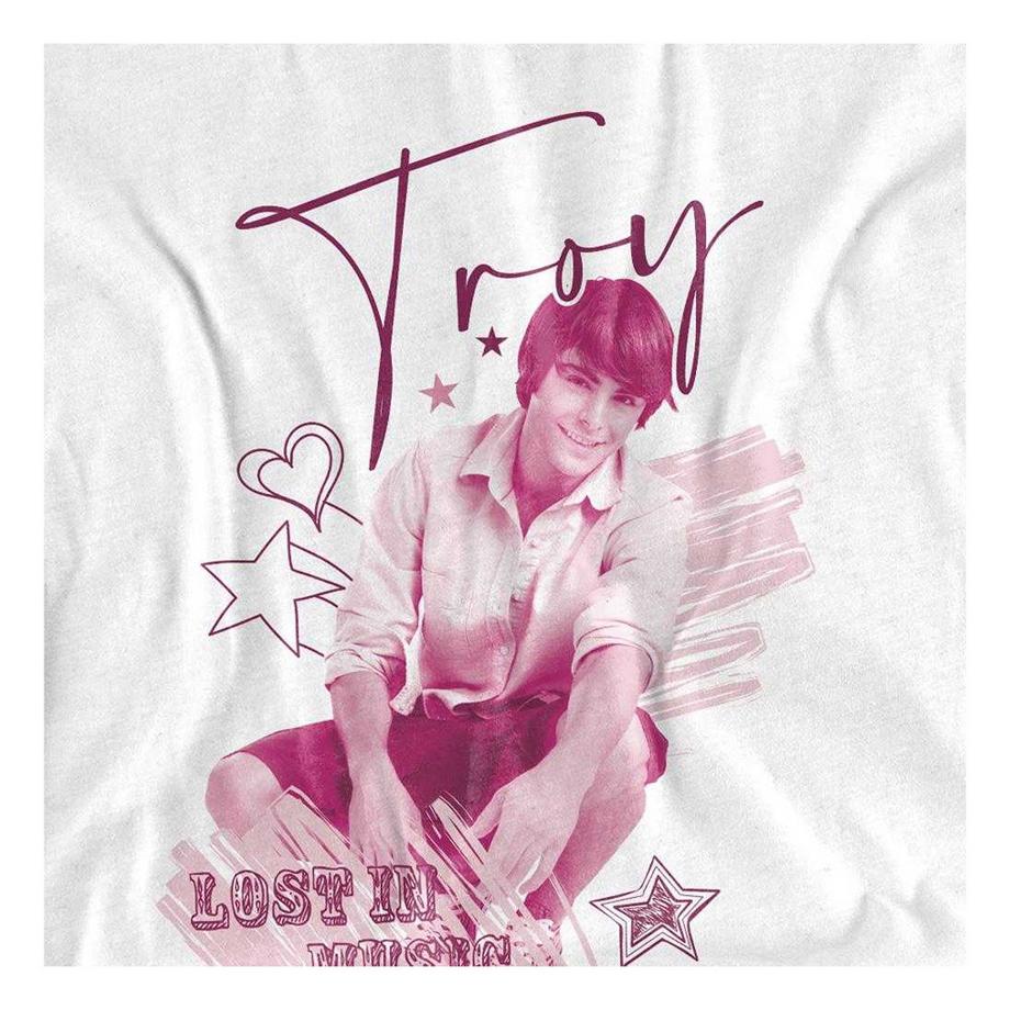 Disney T-Shirt Manches Longues avec Motif Troy  