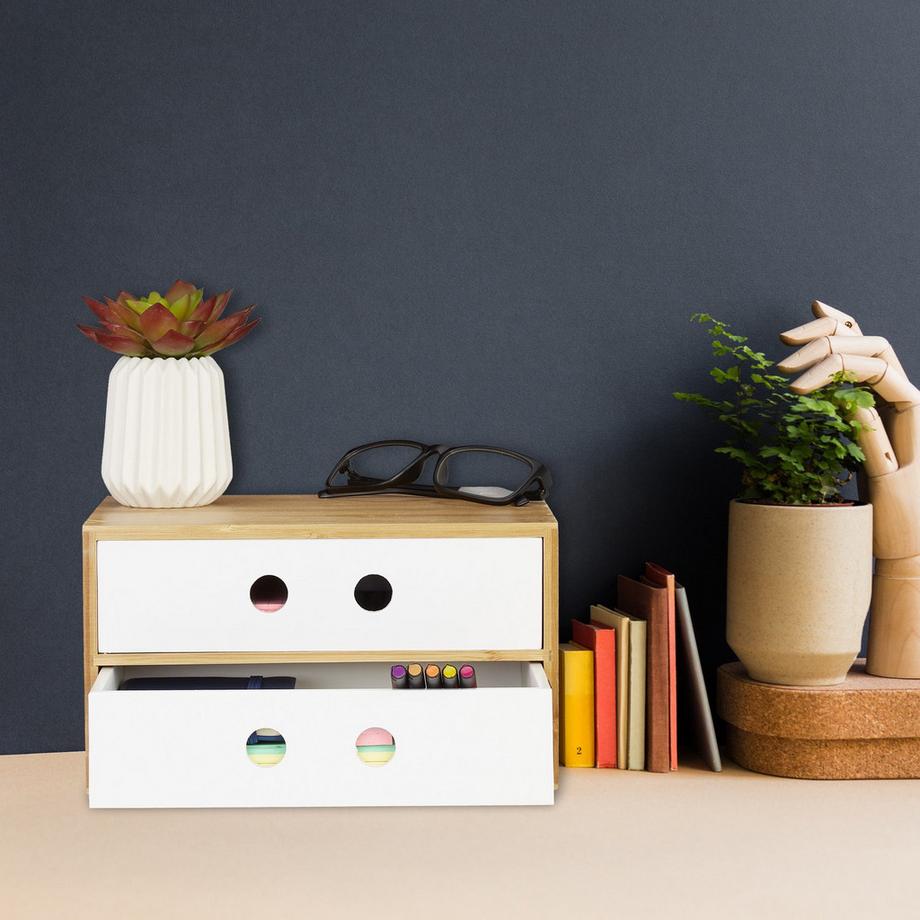 B2X Organisation de bureau 2 tiroirs  