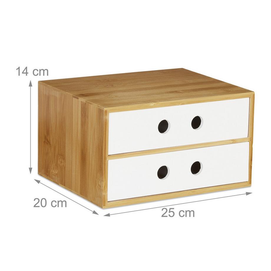 B2X Organisation de bureau 2 tiroirs  