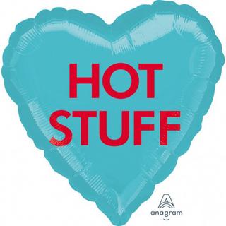 Anagram  Ballon Mylar Coeur "HOT STUFF" 