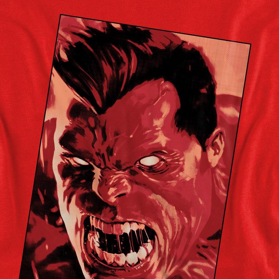 MARVEL Red Hulk Felpa con Stampa Grafica  