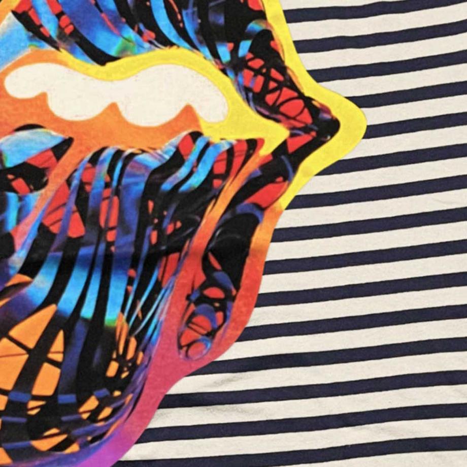 The Rolling Stones Cyberdelic T-Shirt Rayé  