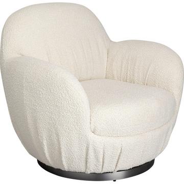 Fauteuil pivotant Nube boucle