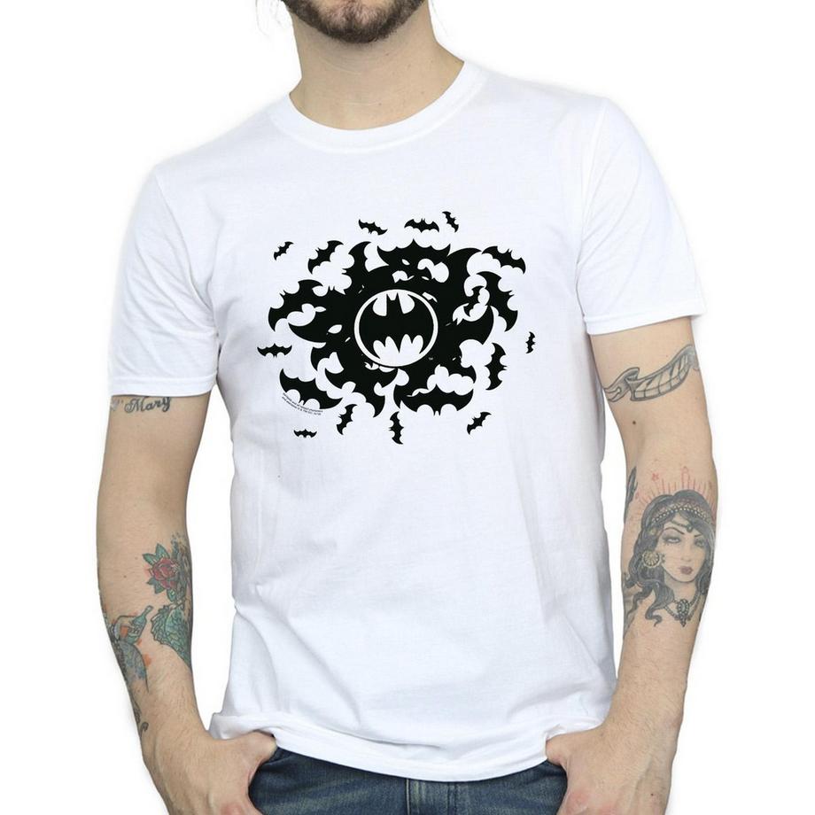 DC COMICS Batman Bat Swarm Logo T-Shirt  