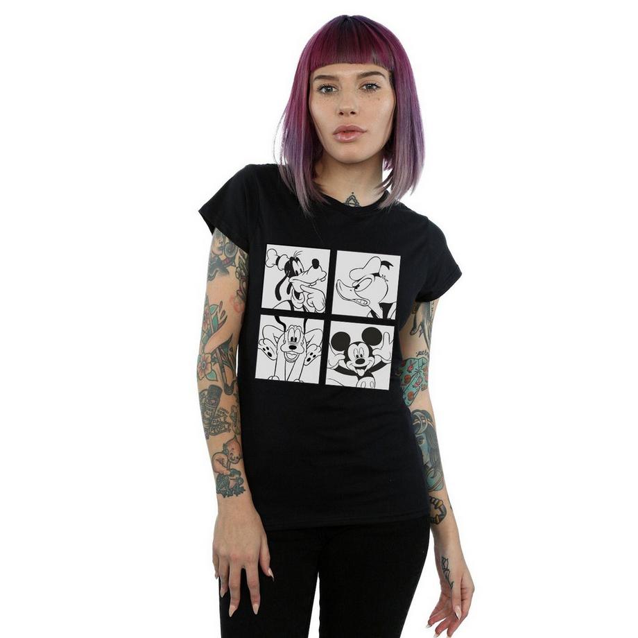 Disney Mickey Mouse and Friends Square Print T-Shirt  