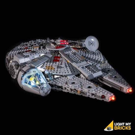 LIGHT MY BRICKS  LED Licht Set für LEGO 75257 Star Wars Millenium Falcon 