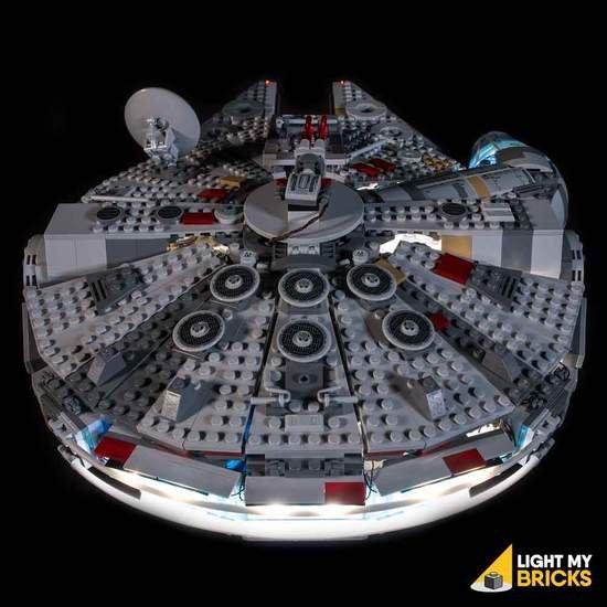 LIGHT MY BRICKS  LED Licht Set für LEGO 75257 Star Wars Millenium Falcon 