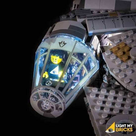 LIGHT MY BRICKS  LED Licht Set für LEGO 75257 Star Wars Millenium Falcon 