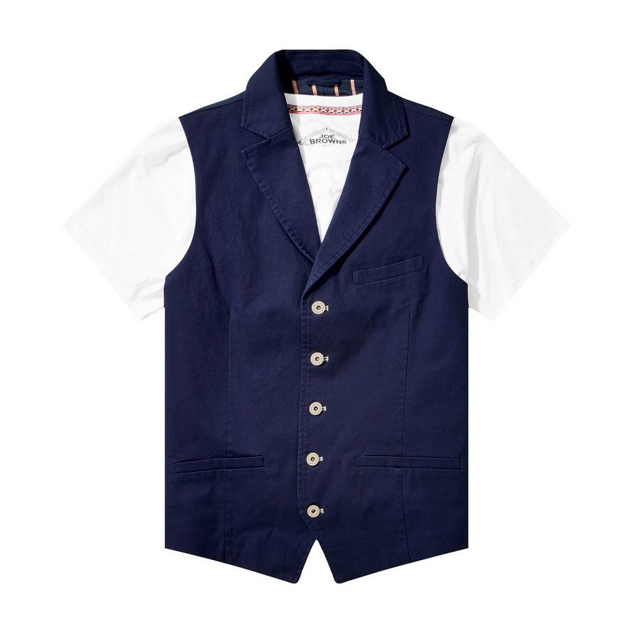 Joe Browns Gilet Twill Workwear Vintage  