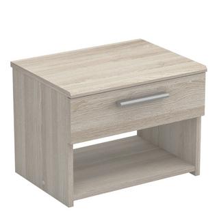 Calicosy Comodino 1 cassetto L42,5 cm, decorazione legno chiaro - Costoso  