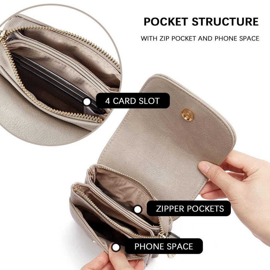 Only-bags.store Handy Umhängetasche Leder  