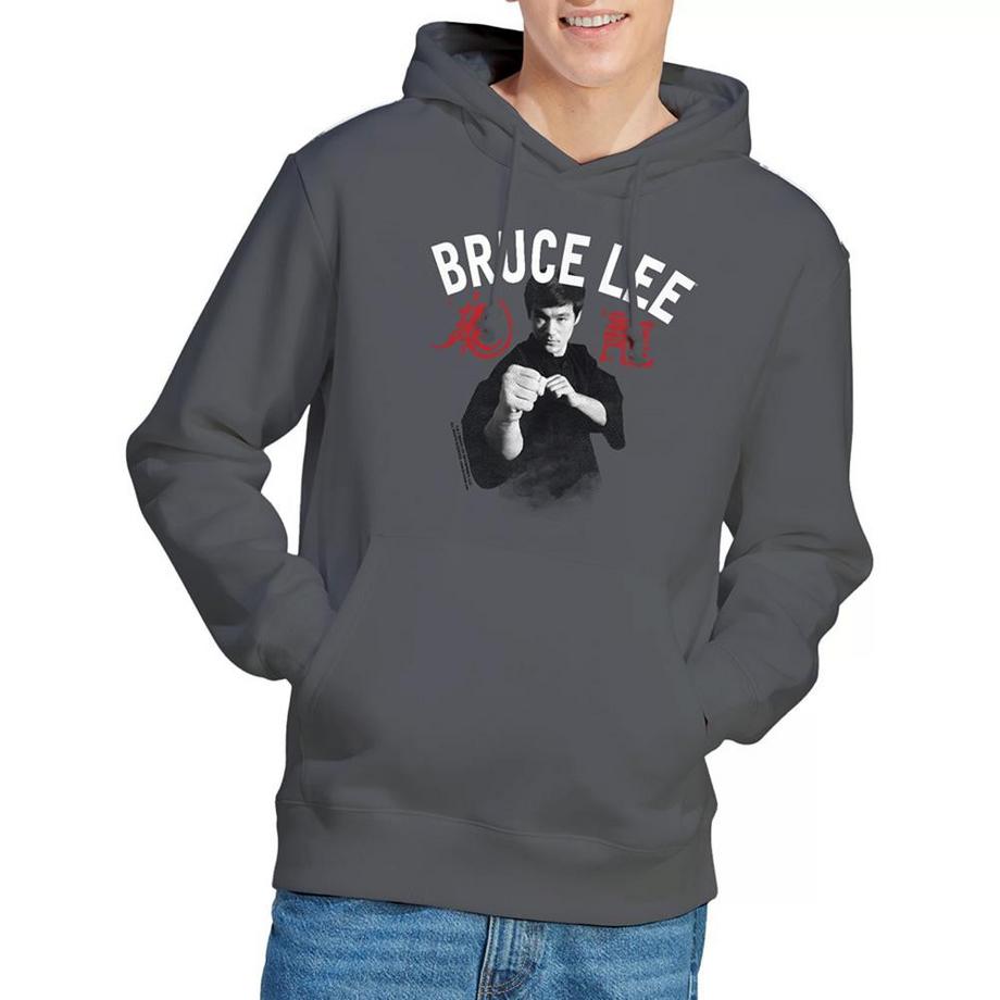 Bruce Lee Ready Felpa Con Cappuccio  