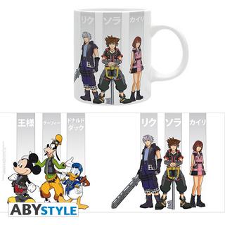 Abystyle  Becher - Subli - Kingdom Hearts - Helden 