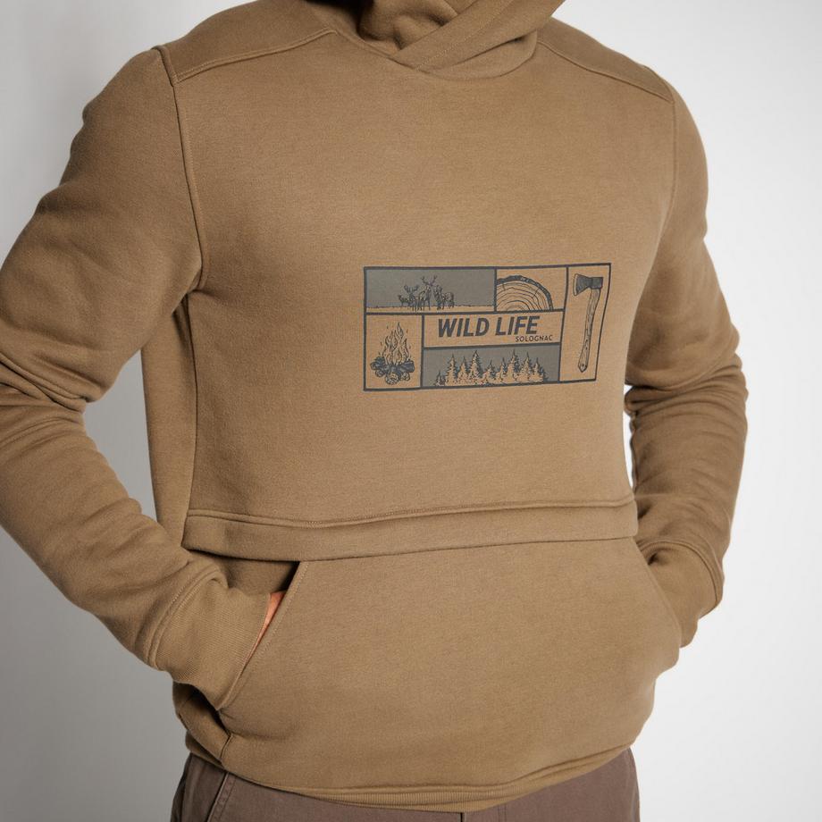 SOLOGNAC Sweat-shirt à Capuche Logo  