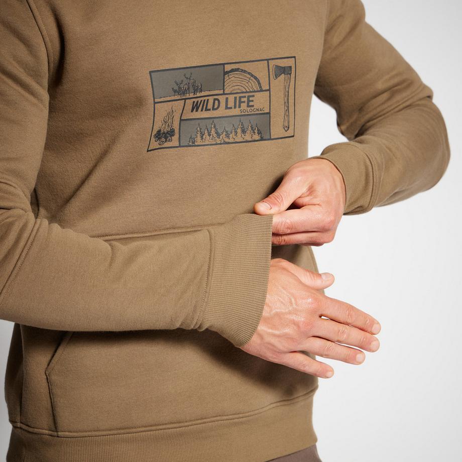 SOLOGNAC Sweat-shirt à Capuche Logo  