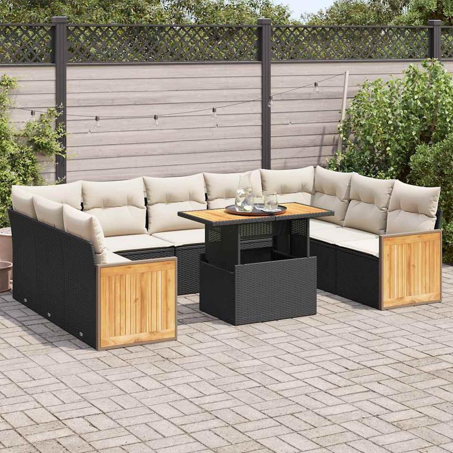 VidaXL Gartensofa set poly-rattan  