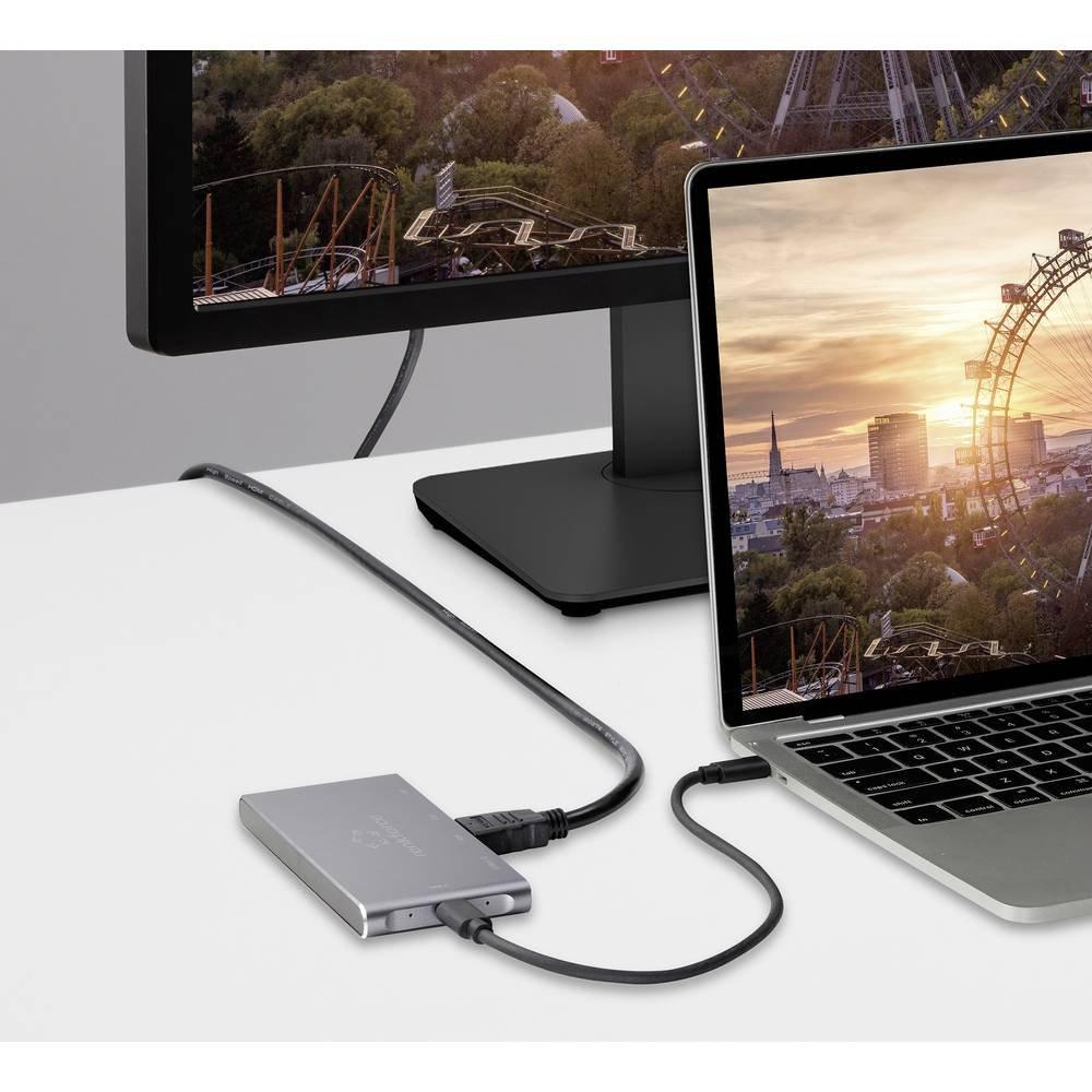 Renkforce  Renkforce Docking station USB-C® RF-PCR-550 Adatto per marchio (Notebook Dockingstations): universale 