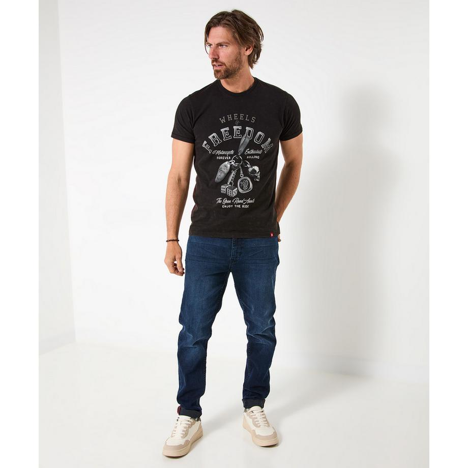 Joe Browns T-Shirt Grafica Stile Motociclistico  