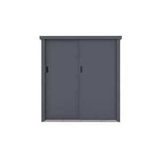 Vente-unique Armadio portaoggetti da giardino 1,31 m3 in Acciaio galvanizzato Grigio - REIVAX  