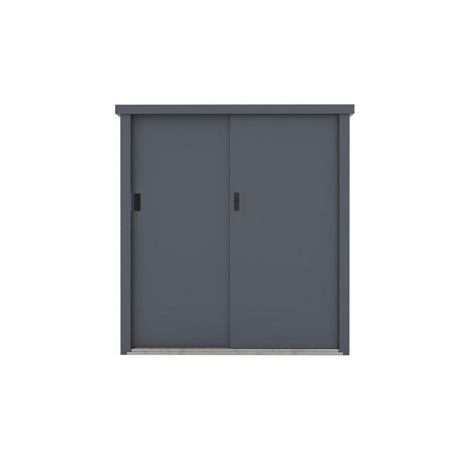 Vente-unique Armadio portaoggetti da giardino 1,31 m3 in Acciaio galvanizzato Grigio - REIVAX  