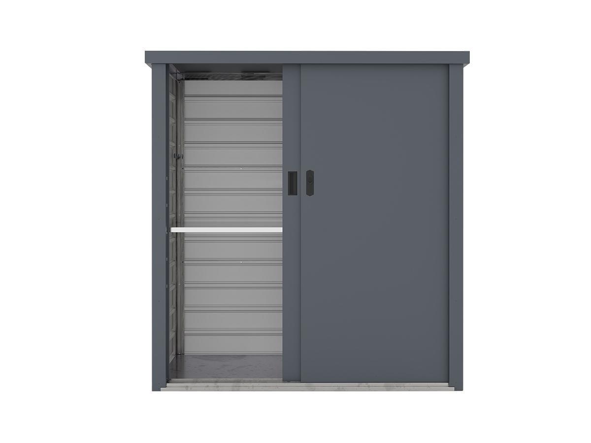 Vente-unique Armadio portaoggetti da giardino 1,31 m3 in Acciaio galvanizzato Grigio - REIVAX  