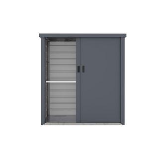 Vente-unique Armadio portaoggetti da giardino 1,31 m3 in Acciaio galvanizzato Grigio - REIVAX  