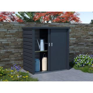 Vente-unique Armadio portaoggetti da giardino 1,31 m3 in Acciaio galvanizzato Grigio - REIVAX  