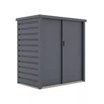 Armoire de rangement de jardin en métal acier galvanisé gris 1,31 m3 125x80x131 cm REIVAX