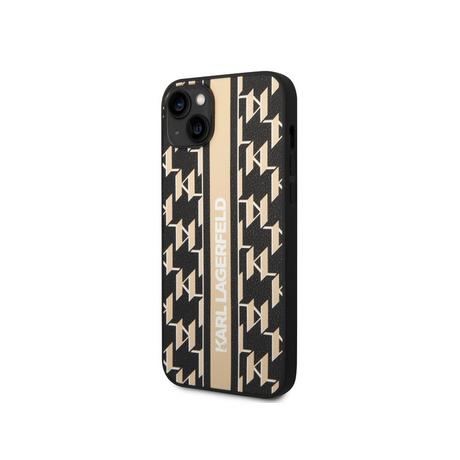 KARL LAGERFELD  Coque pour iPhone 14 PU Monogram Stripe 