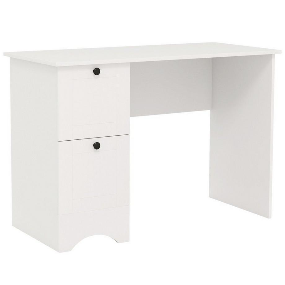 Table d'ordinateur avec 2 tiroirs, bureau, table de jeu robuste, coiffeuse, table pour ordinateur portable