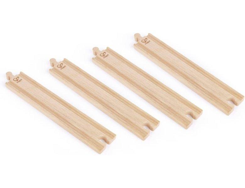 Hape  Eisenbahn Lange, gerade Schienen (4Teile) 