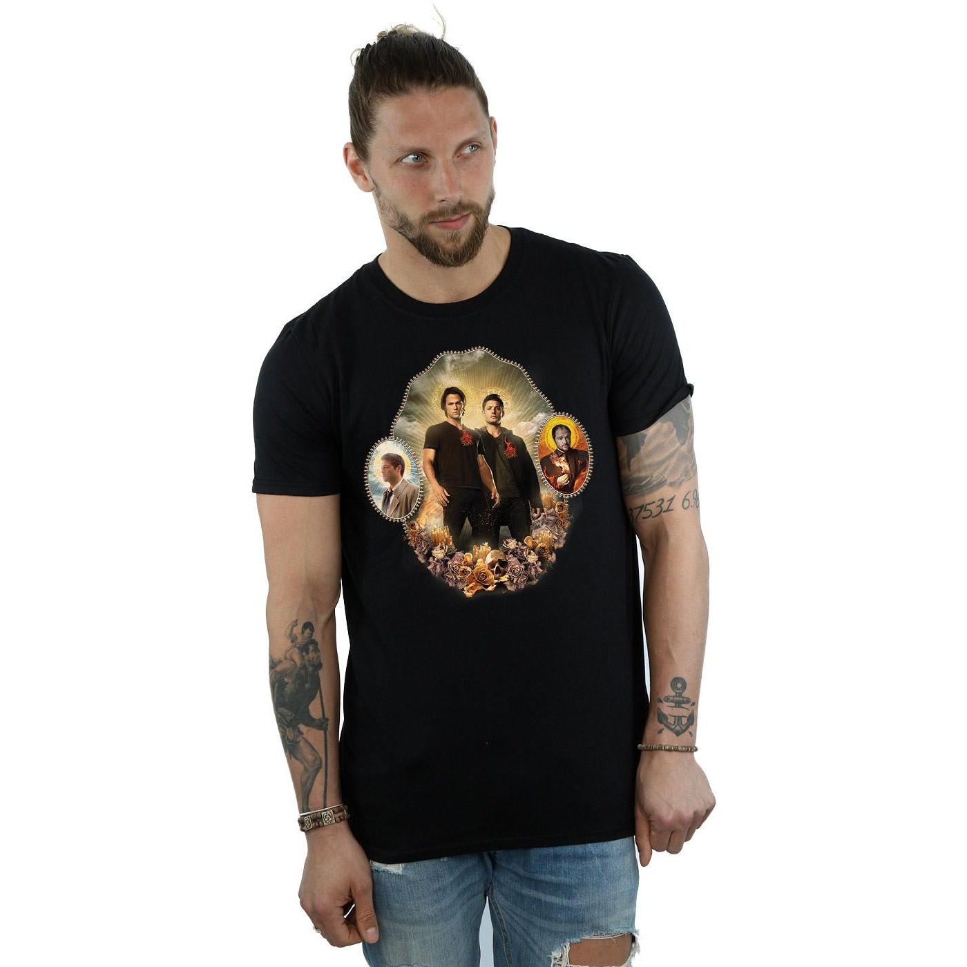Supernatural T-Shirt Imprimé Manches Courtes  
