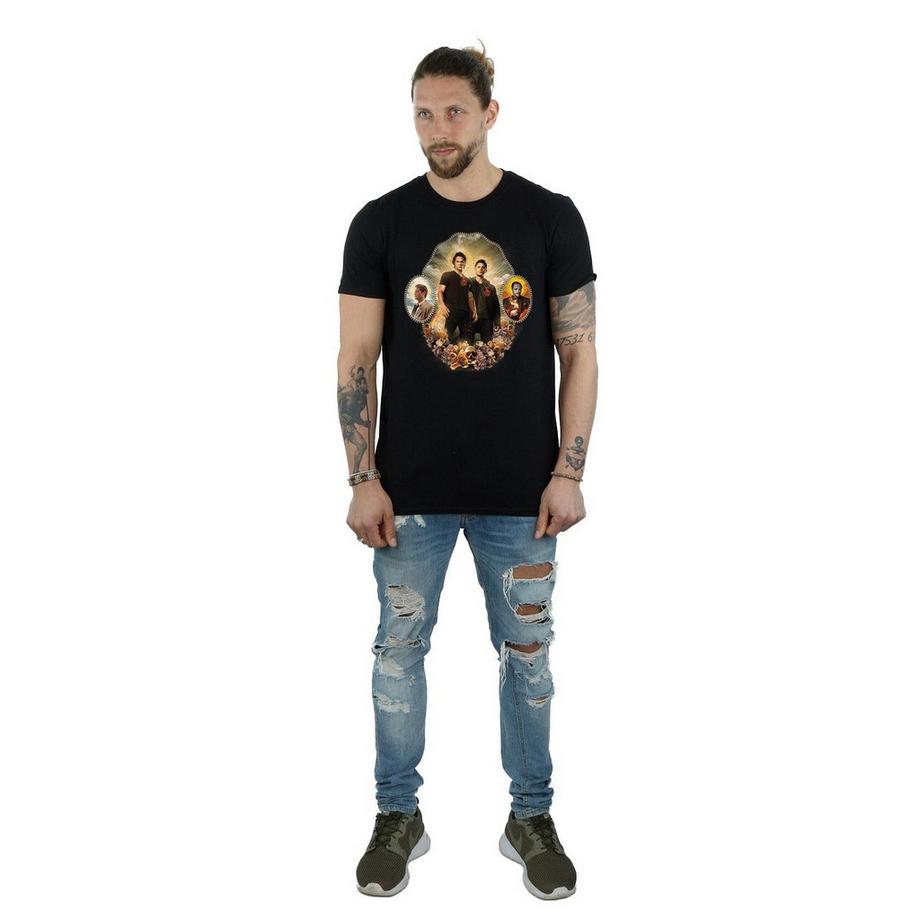 Supernatural T-Shirt Stampata Maniche Corte  