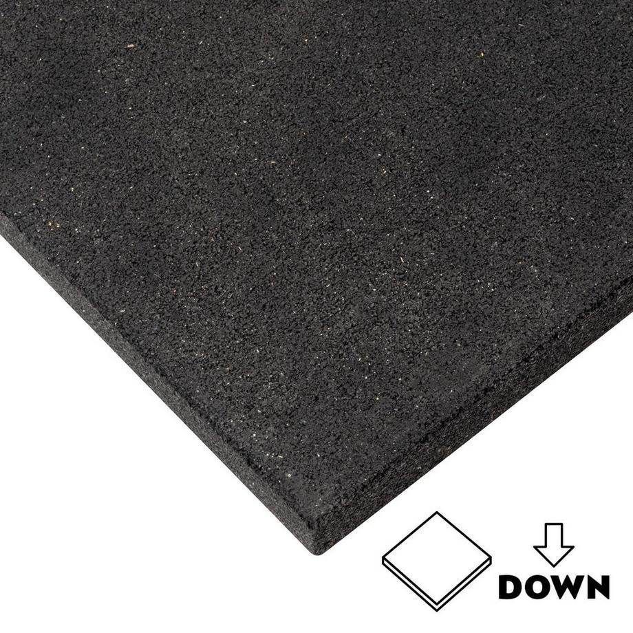 GladiatorFit  Sol en caoutchouc uni pour sol de salle de sport 100x100 GladiatorFit 