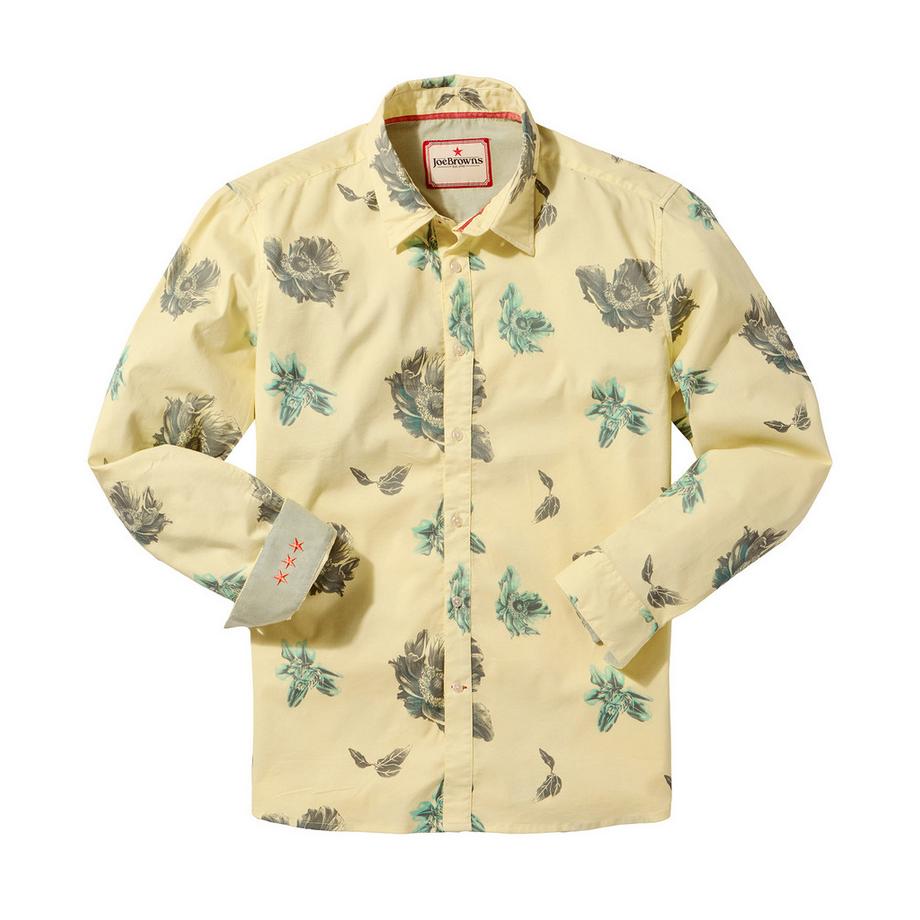 Joe Browns Langärmeliges Hemd mit Blumenstickerei  