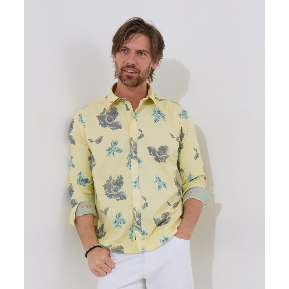 Joe Browns Langärmeliges Hemd mit Blumenstickerei  