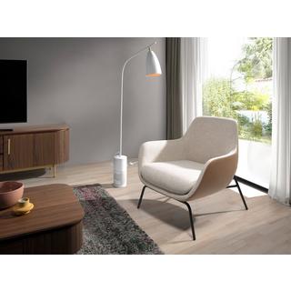 ANGEL CERDA Fauteuil en tissu et simili cuir  